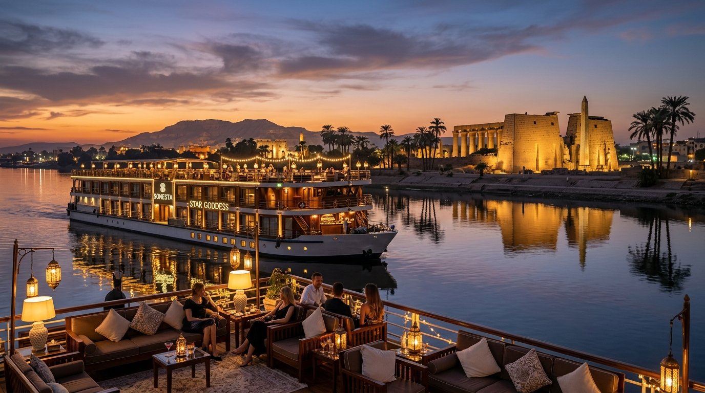 Nil Nehri Lüks Cruise Panoramik Nehir Süitleri - Pharaoh Travel Agency